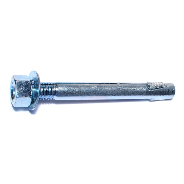 Midwest Fastener Wedge Anchor, 5/8" Dia., 6" L, Steel Zinc Plated, 15 PK 07554 - main